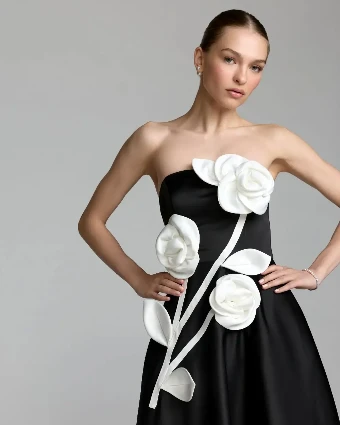 Mac Duggal 2362 #2 Black/Ivory thumbnail